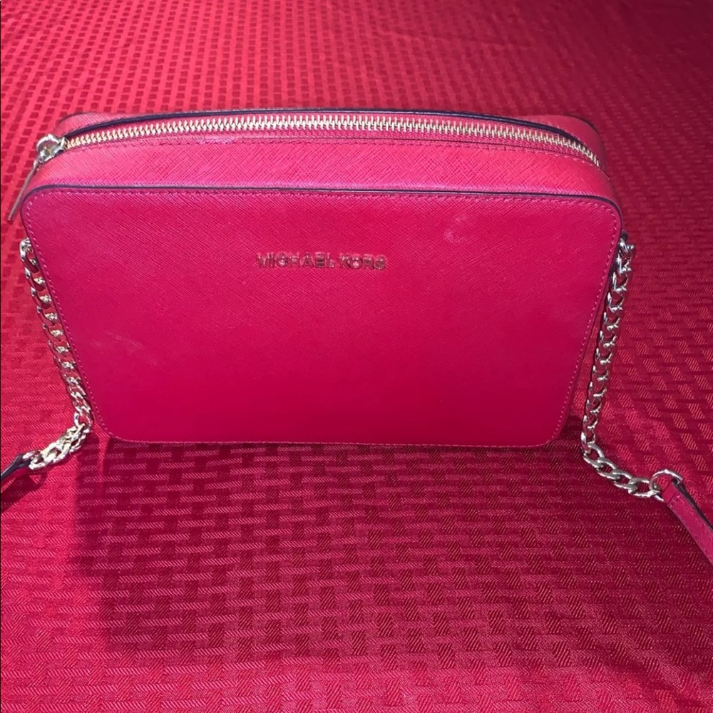 Michael kor jet set east west crossgrain crossbody